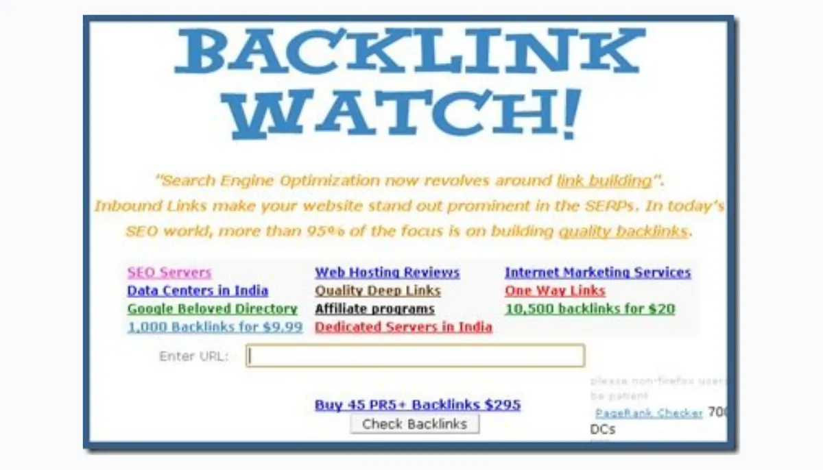 BackLink Monitor