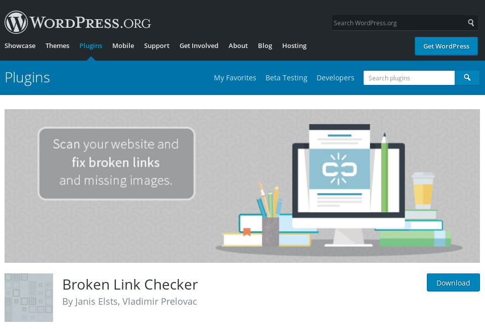 Broken Link Checker by WP