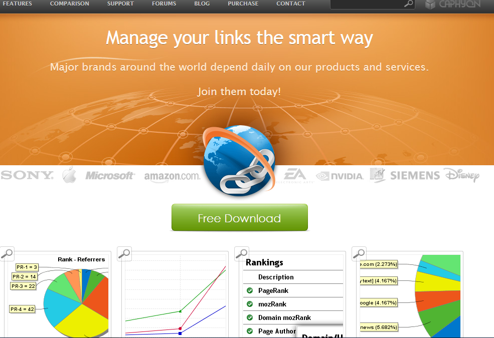 Advanced Link Manager - backlinks software
