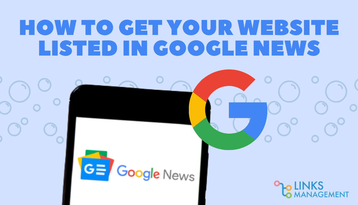 Website Listed in Google News
