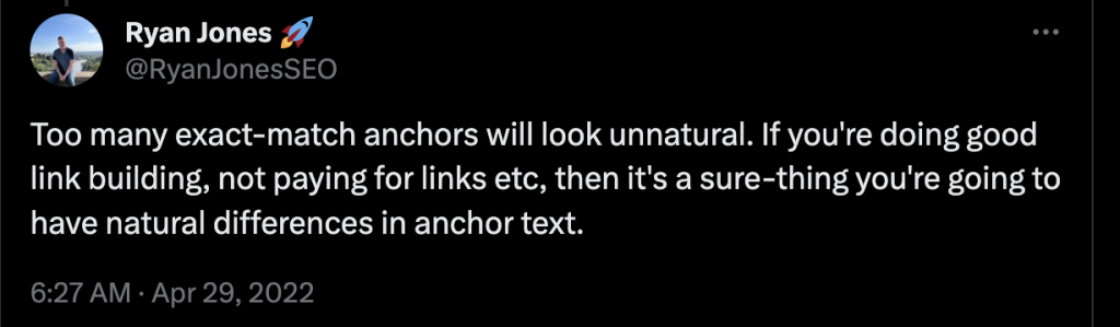 Use a Natural Anchor
