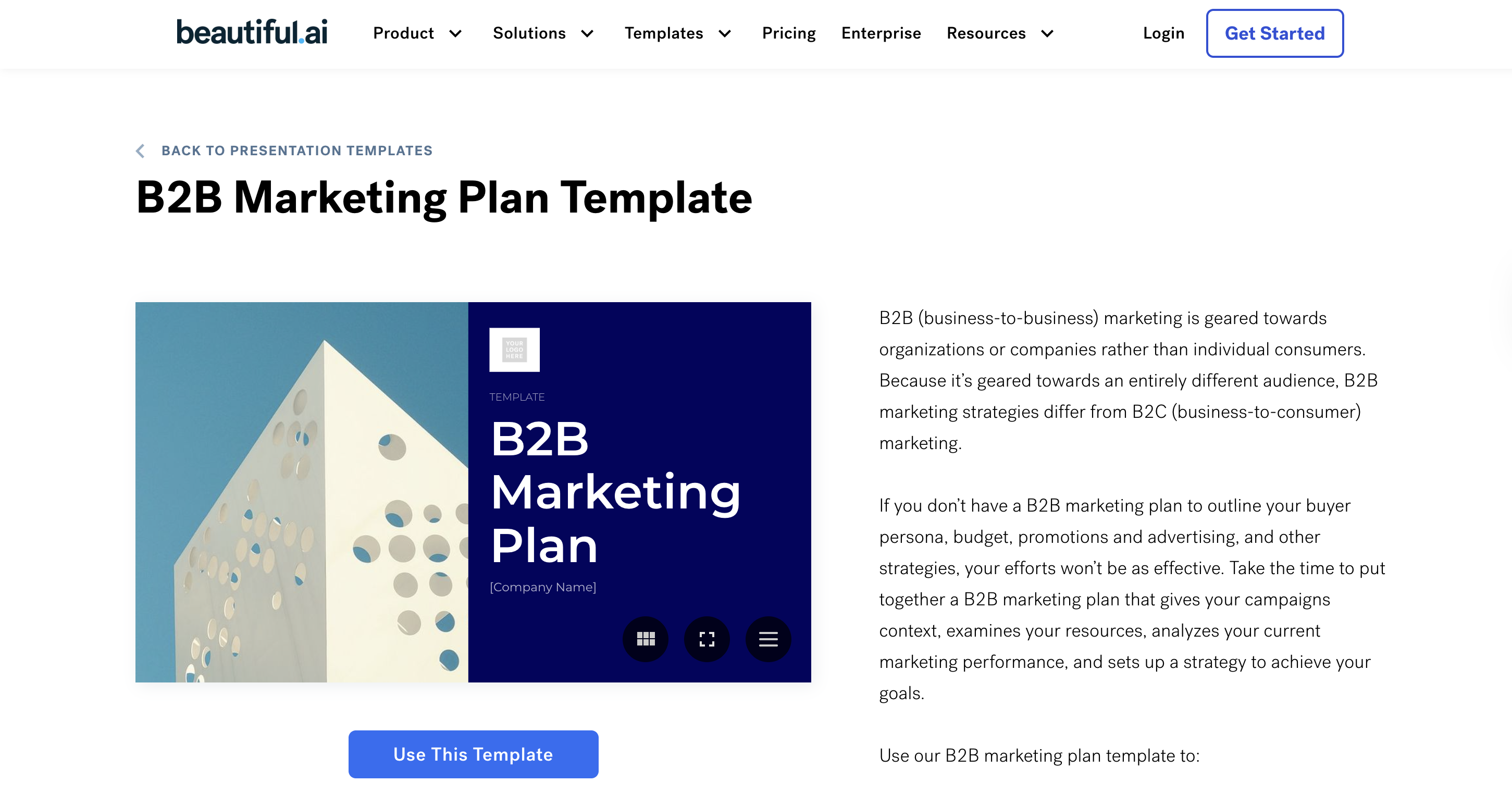 product marketing templates