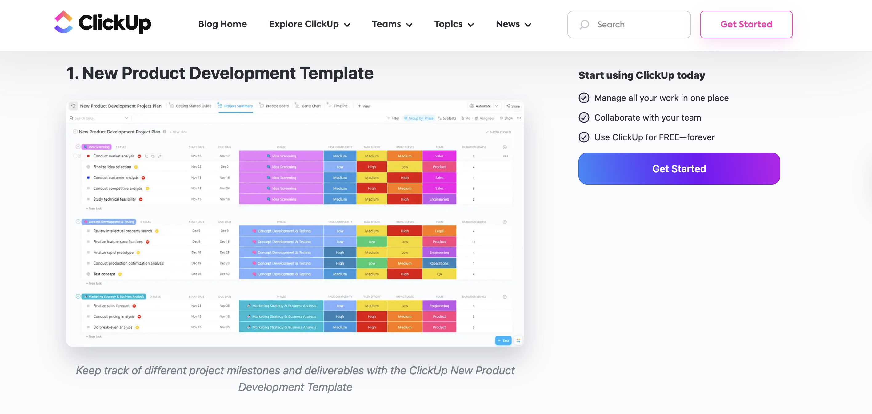product marketing templates