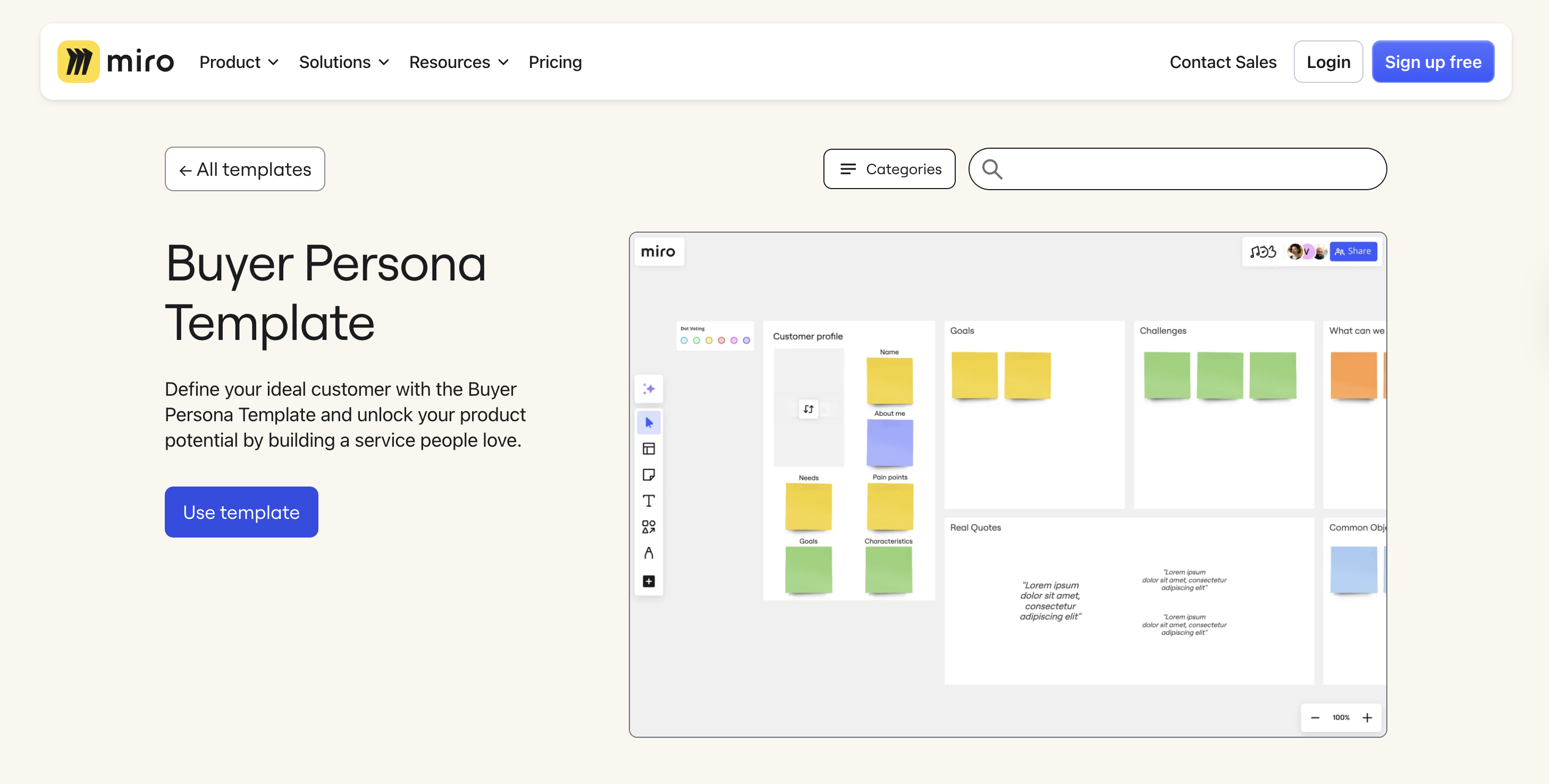 product marketing templates