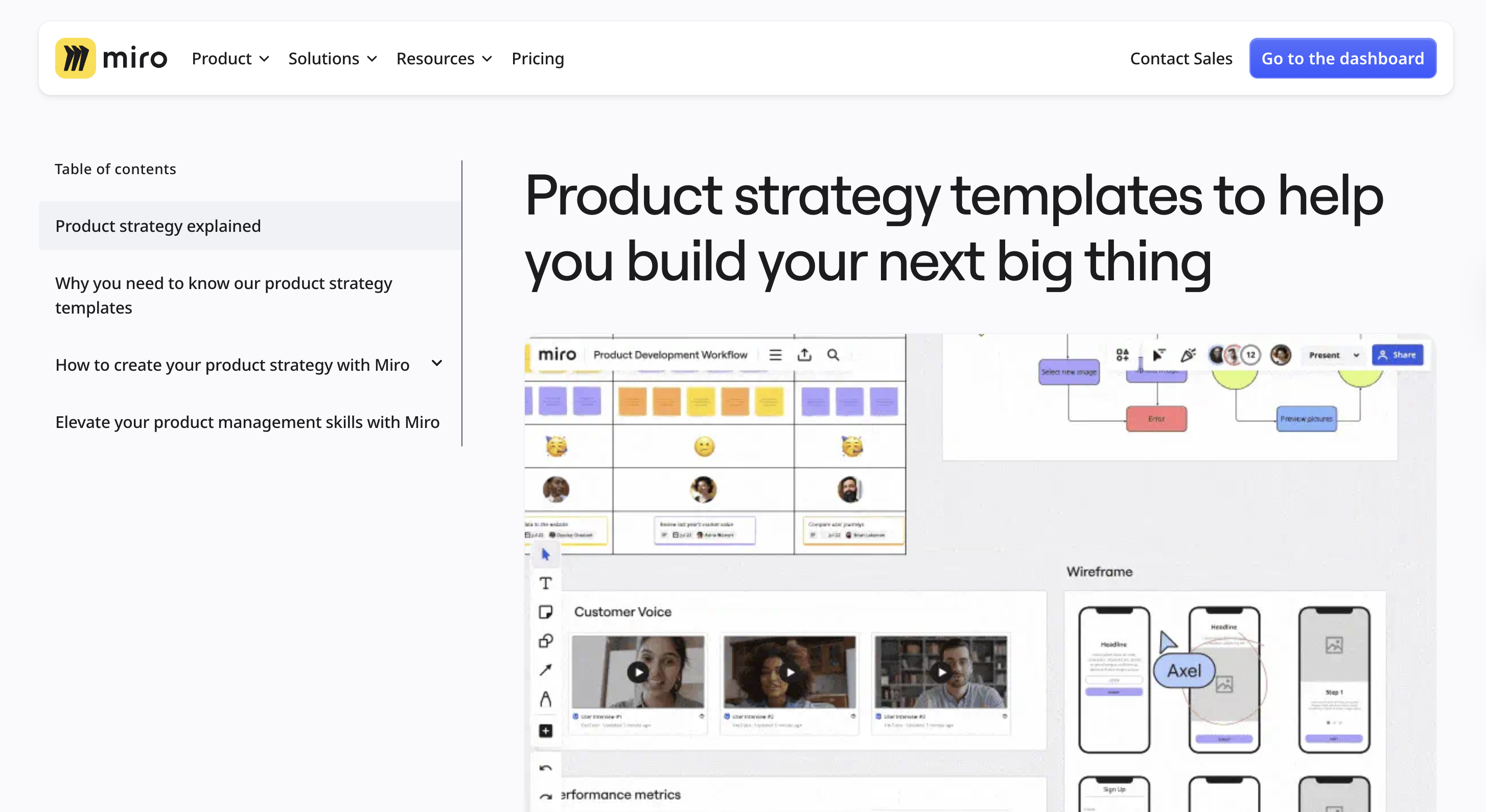 product marketing templates