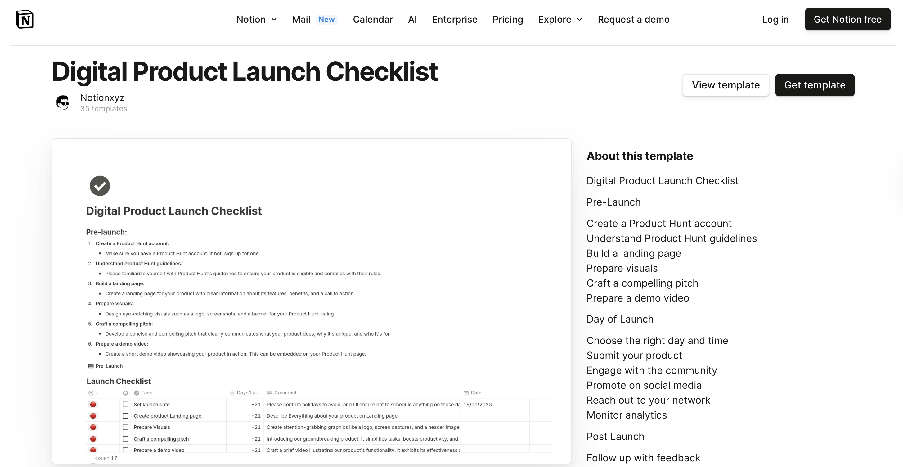 product marketing templates