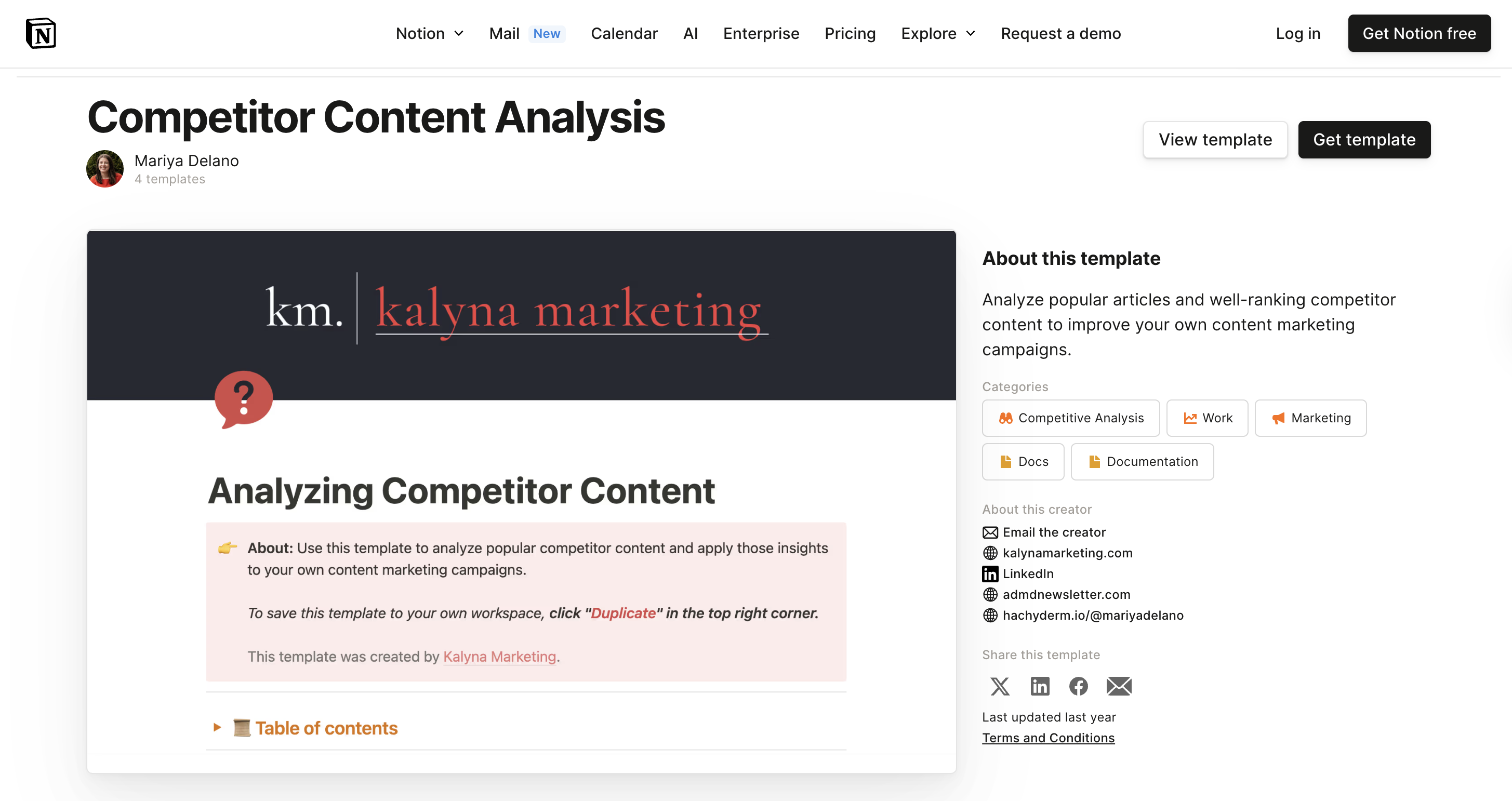 product marketing templates