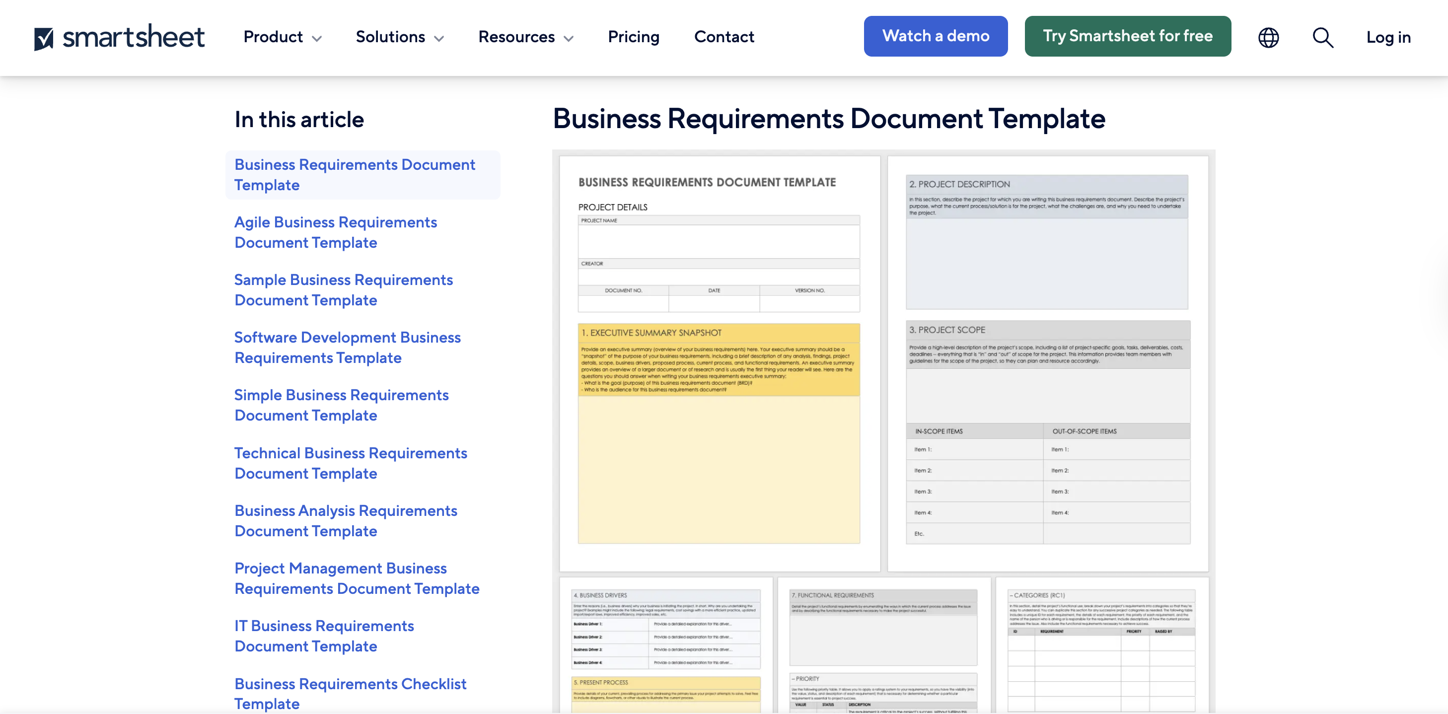 product marketing templates