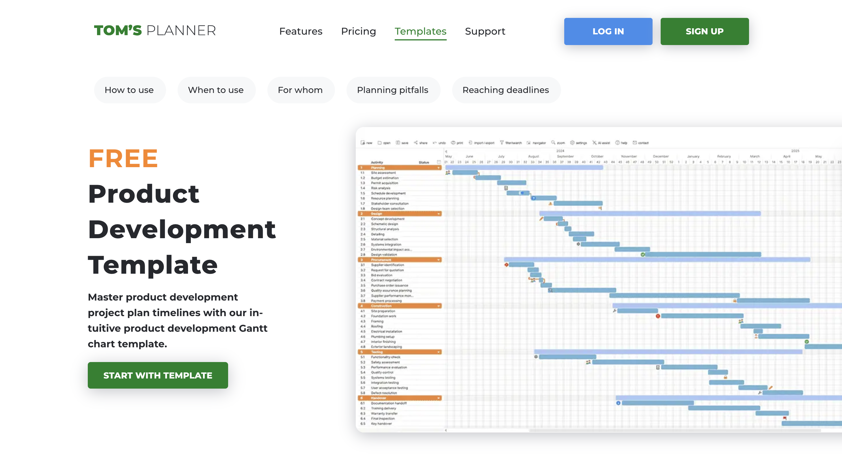 product marketing templates