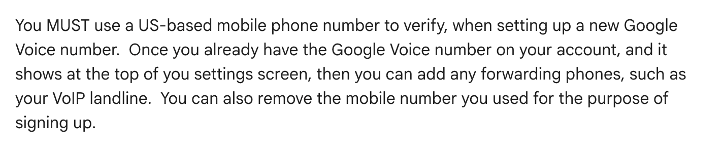Free Non-VoIP Numbers