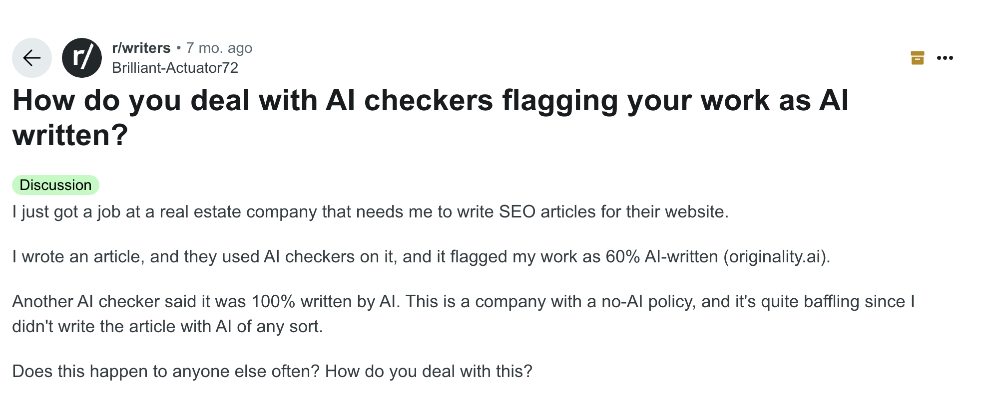 What Do AI Detectors Look For