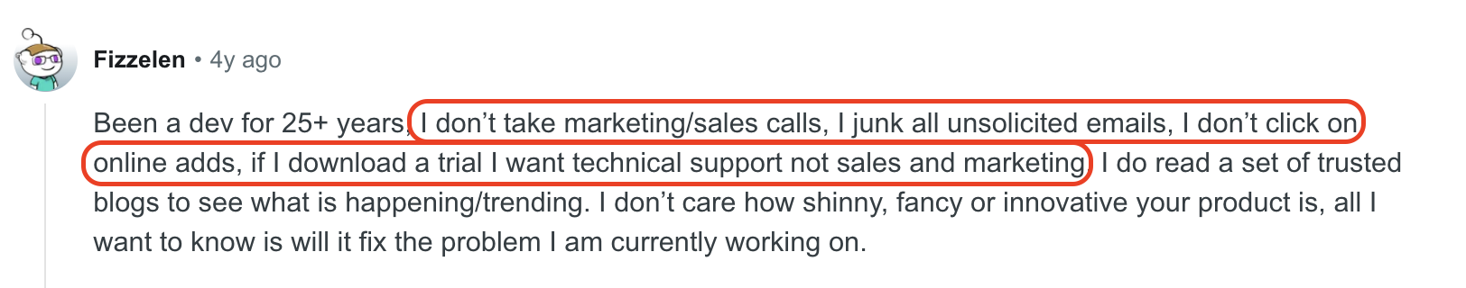 What is developer marketing