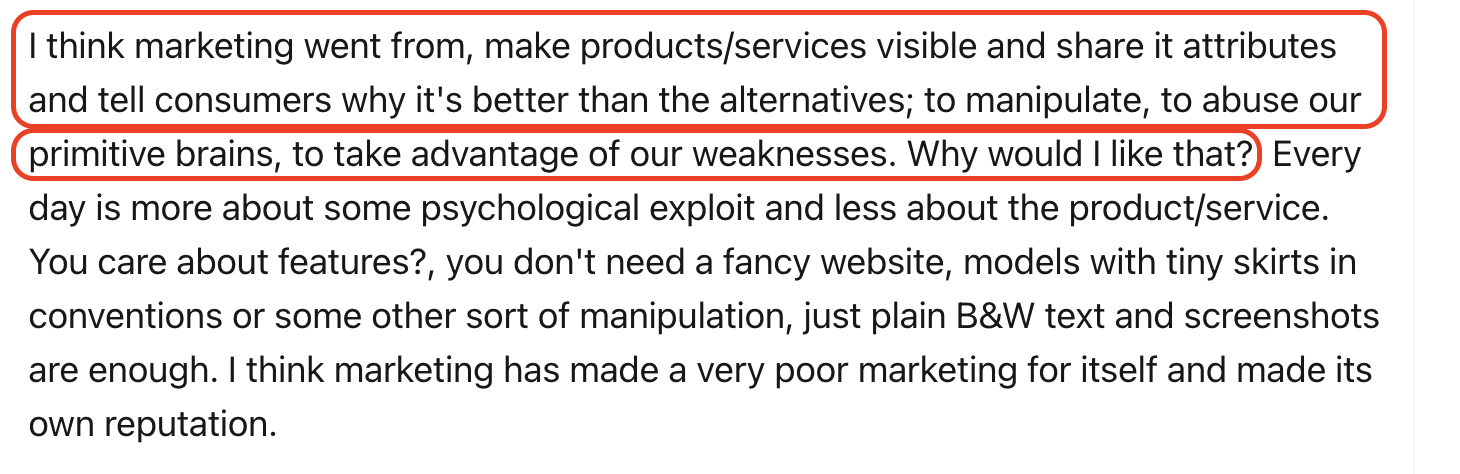 What is developer marketing