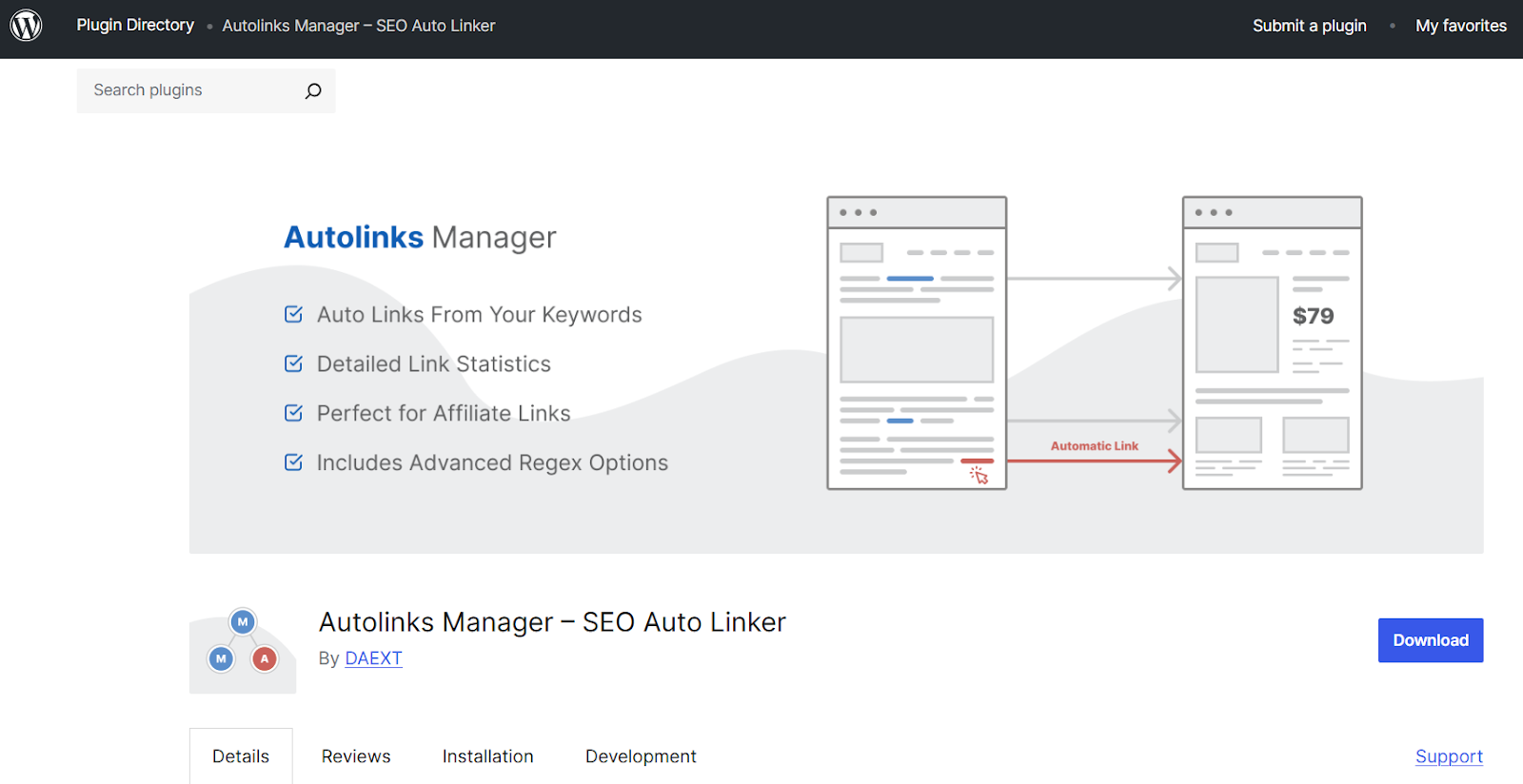Linking Plugins for WordPress